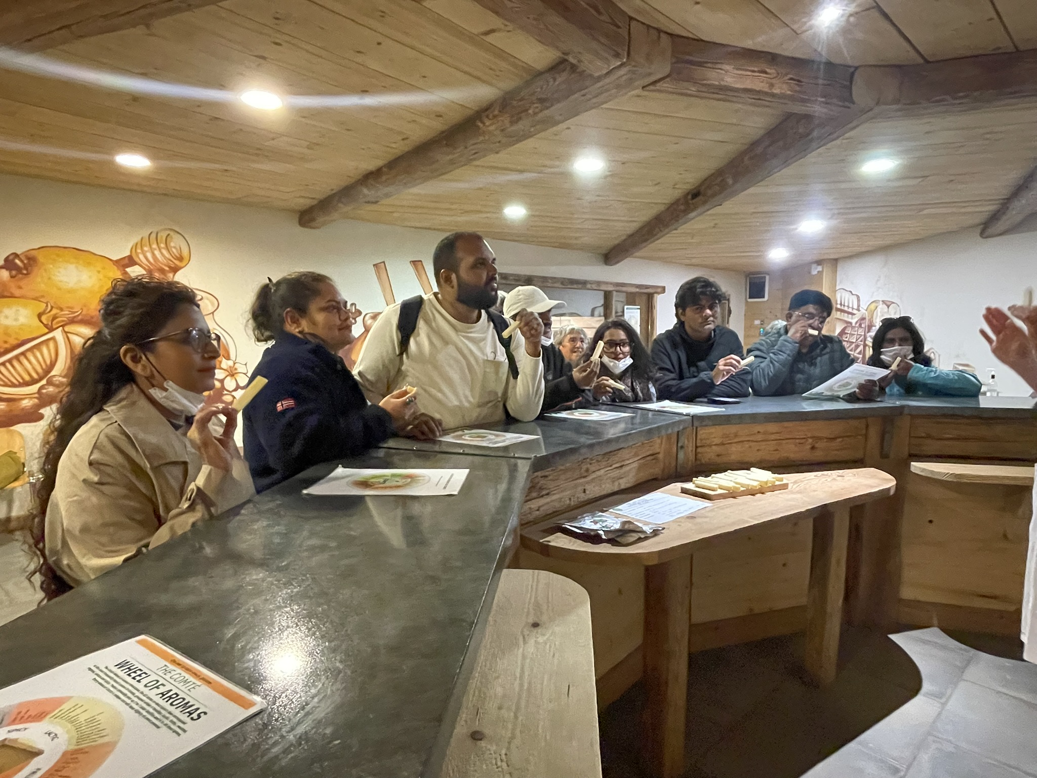 Dégustation de Comté au Fort St-Antoine